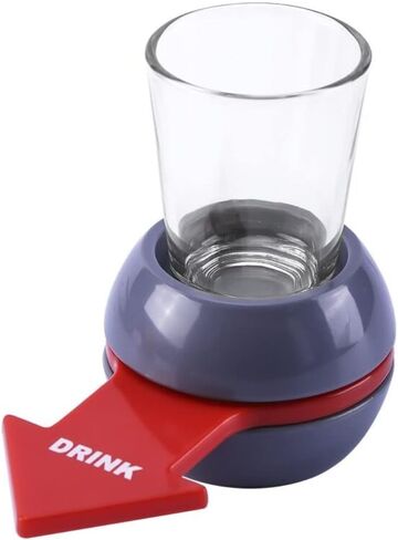 Yun River Spin The Shot – Fun Party Drinking Game, Shot Spinner,Includes 2 Ounce Shot Glass in Saudi Arabia
