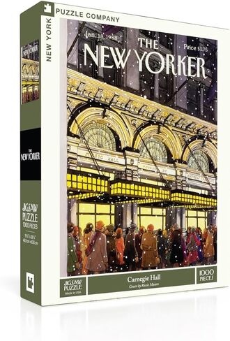 New York Puzzle Company - New Yorker Music Hall - 1000 Piece Jigsaw Puzzle for Adults by Roxie Munro in Saudi Arabia