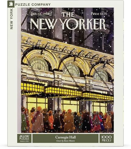 New York Puzzle Company - New Yorker Music Hall - 1000 Piece Jigsaw Puzzle for Adults by Roxie Munro in Saudi Arabia