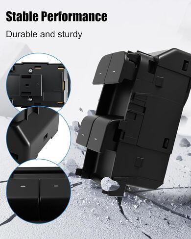 Master Power Window Switch Fit for Tesla Model 3 2020-2024 Model Y 2021-2024 Replace 1081037-02-G 108103702G, Front Left Driver Side in Kuwait