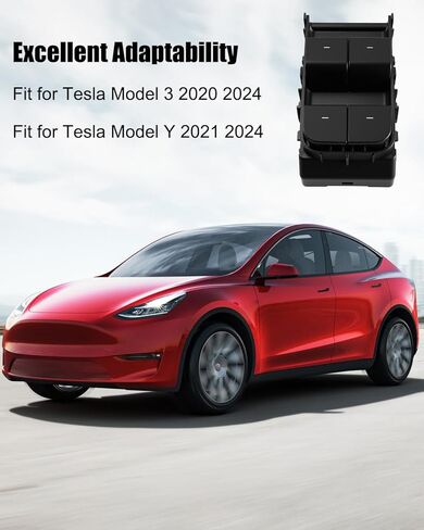 Master Power Window Switch Fit for Tesla Model 3 2020-2024 Model Y 2021-2024 Replace 1081037-02-G 108103702G, Front Left Driver Side in Kuwait