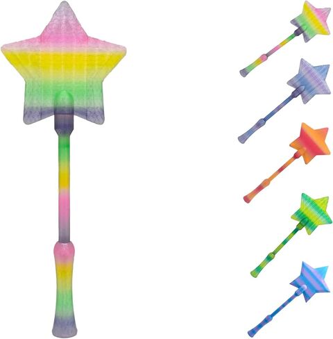 Credit Card Wand, 3D Printed Magic Wand Credit Card Holder, Fairy Wand Credit Card Holder Tap to Pay Wand, Star Design Debit Card Wand for Women and Kids (crystal purple blue) in Kuwait