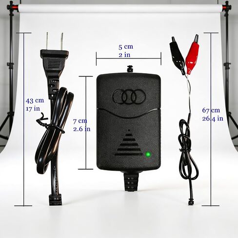 12V Trickle Charger and Battery Maintainer, Charging & Maintenance Tool for Car and Motorcycle Batteries, Wide Compatibility Charger with Safety Protection for ATV, RV, Boat, Riding Mower in Saudi Arabia