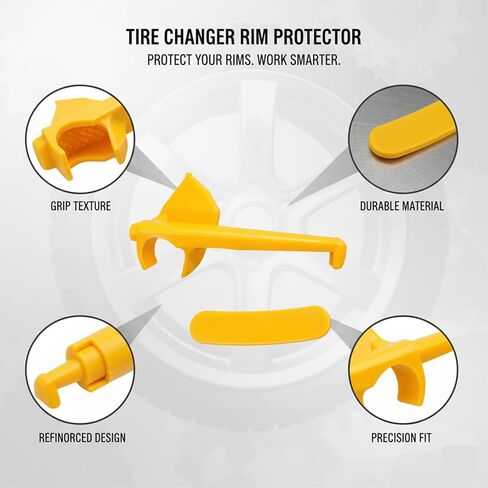 12PCS Tire Machine Parts Duck Head & Rim Protectors, Nylon Tire Changer Accessories, Durable & Professional Tool for Tire Repair in Kuwait
