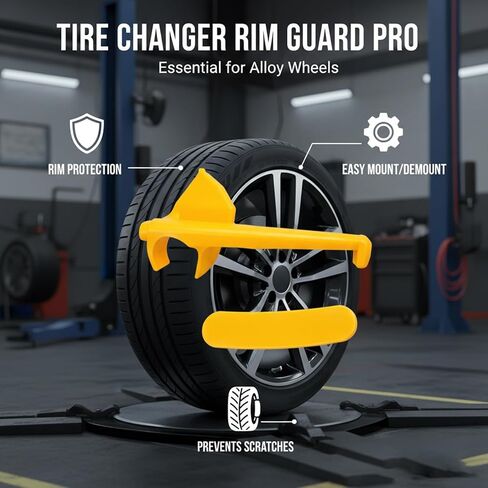 12PCS Tire Machine Parts Duck Head & Rim Protectors, Nylon Tire Changer Accessories, Durable & Professional Tool for Tire Repair in Kuwait