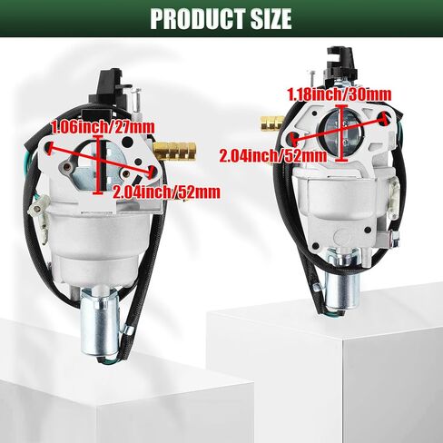 Carburetor Compatible with Westinghouse WGen9500DF 9500DF 12500DF Generators Gasoline Propane Dual Fuel in Kuwait