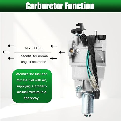 Carburetor Compatible with Westinghouse WGen9500DF 9500DF 12500DF Generators Gasoline Propane Dual Fuel in Kuwait