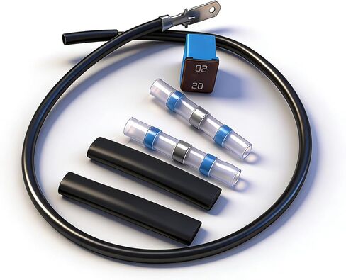 Fuel Pump Fuse Relocation Terminal Repair Kit with 2 Extra Tubes,Replace EL3Z-14293-A 926-034, Compatible with Ford F150 2009-2014 3.5L 3.7L 4.6L 5.0L 6.2L V6 V8 in Saudi Arabia