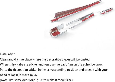 Car Accessories Compatible with Honda CR-V CRV 2017 2018 2019 2020 2021 2022 Chrome Rear Wiper Strip Molding Cover Trims ABS in Saudi Arabia