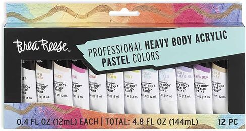 Momenta Brea Reese Acrylic Paint Set 12/Pkg-Pastel in Saudi Arabia
