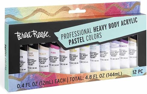 Momenta Brea Reese Acrylic Paint Set 12/Pkg-Pastel in Saudi Arabia