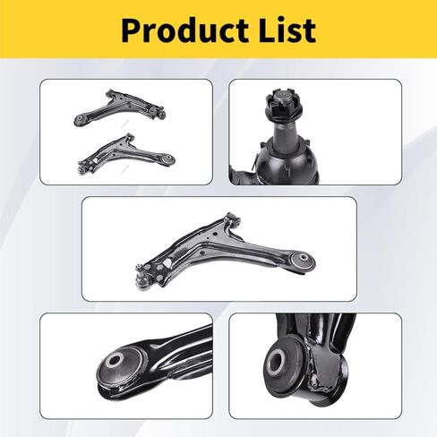 2Pcs Front Lower Control Arms with Ball Joints Compatible with Chevrolet Classic Malibu,Oldsmobile Alero Cutlass,Pontiac Grand 1999-2005 in Saudi Arabia