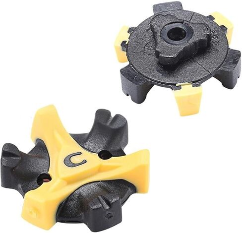 20 Pcs Golf Cleats Replacement Spikes Triangle with Wrench - Compatible with Ecco, New Balance, Nike, Puma, Q-LOK Systems in Saudi Arabia