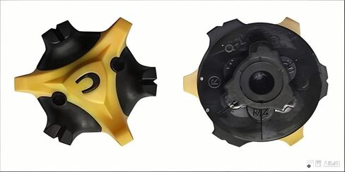 20 Pcs Golf Cleats Replacement Spikes Triangle with Wrench - Compatible with Ecco, New Balance, Nike, Puma, Q-LOK Systems in Saudi Arabia