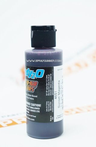 Createx Auto-Air Colors Candy2o Sunset Magenta 4651 2oz Waterborne Custom Paints in Saudi Arabia