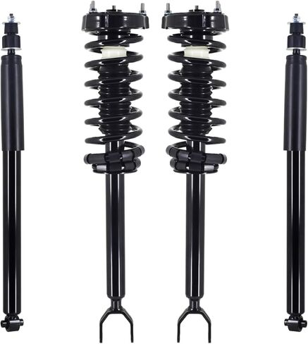 PM Auto Set of 4 Front Quick Complete Strut-Coil Spring-Rear Shock Replacement For 2006-2009 Mercedes-benz E350 in Kuwait
