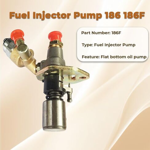 kimllier 186 186F Diesel Fuel Injector Pump with Solenoid Replacement for Yanmar 186F 186FE 406CC Diesel Engine in Kuwait