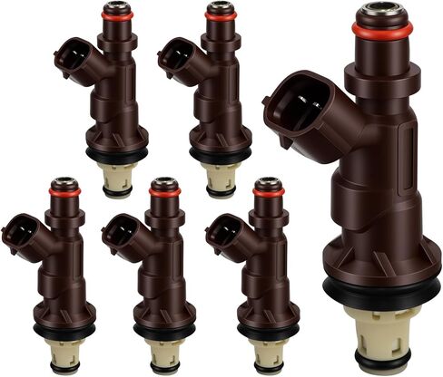 1999-2004 6Pcs Fuel Injectors Compatible for Toyota 4Runner 1999-2002 Tacoma 1999-2004 Tundra 2000-2004, 3.4L V6 Replace 2320962040 23250-62040 2172933 in Saudi Arabia