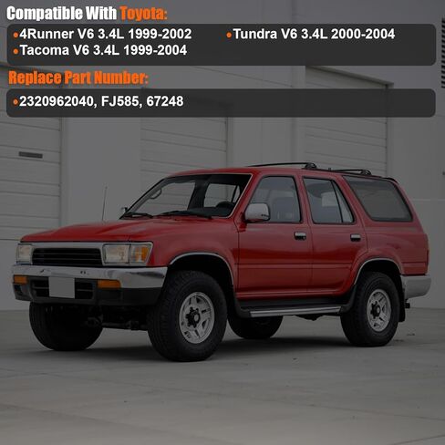 1999-2004 6Pcs Fuel Injectors Compatible for Toyota 4Runner 1999-2002 Tacoma 1999-2004 Tundra 2000-2004, 3.4L V6 Replace 2320962040 23250-62040 2172933 in Saudi Arabia