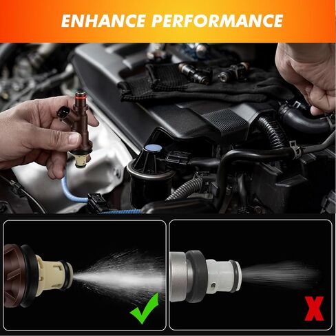 1999-2004 6Pcs Fuel Injectors Compatible for Toyota 4Runner 1999-2002 Tacoma 1999-2004 Tundra 2000-2004, 3.4L V6 Replace 2320962040 23250-62040 2172933 in Saudi Arabia