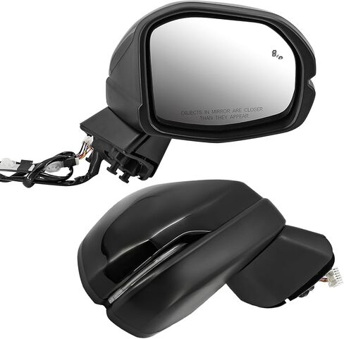76208-3A0-A12 8Pin Right Side Mirror Compatible with Honda CR-V 2023-2025 Heated Signal Blind Spot Power Glass Passenger Side Door Mirror Assembly Replace# 762083A0A12 HO1321360 in Saudi Arabia