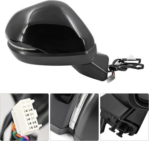 76208-3A0-A12 8Pin Right Side Mirror Compatible with Honda CR-V 2023-2025 Heated Signal Blind Spot Power Glass Passenger Side Door Mirror Assembly Replace# 762083A0A12 HO1321360 in Saudi Arabia