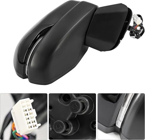 76208-3A0-A12 8Pin Right Side Mirror Compatible with Honda CR-V 2023-2025 Heated Signal Blind Spot Power Glass Passenger Side Door Mirror Assembly Replace# 762083A0A12 HO1321360 in Saudi Arabia