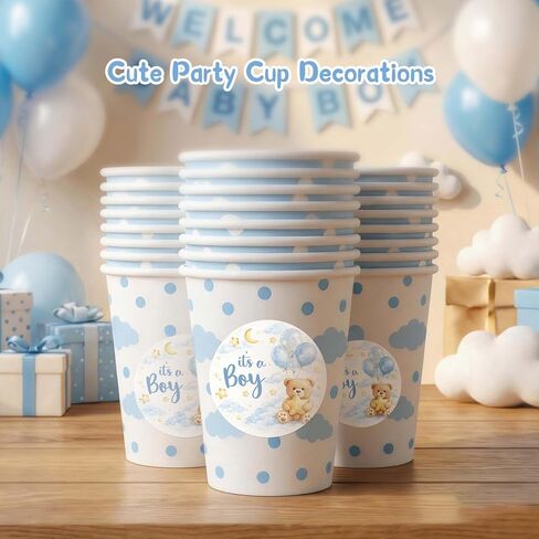 120 عبوة من ملصقات هدايا استحمام الطفل It's a Boy & It's a Girl، ديكورات حمام الأطفال على شكل دمية دب مون ستار لأكياس الحلوى، وبطاقات الهدايا، وحقائب المكافآت، وأختام الأظرف وهدايا الحفلات التي تكشف عن الجنس، 1.6 بوصة in Kuwait