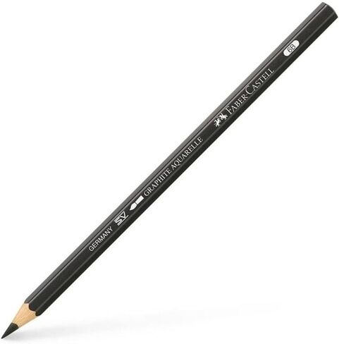 Faber-Castell Graphite Aquarelle Water-Soluble Single Pencil, 2B in Saudi Arabia