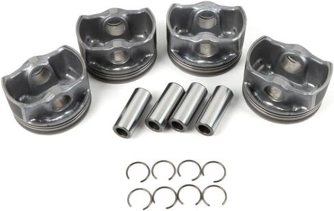 Engine Piston Rings Set 4pcs 23041-2E100 Compatible With 2012-2017 G4NB 1.8L 2011-2016 GT 1.8L in Saudi Arabia