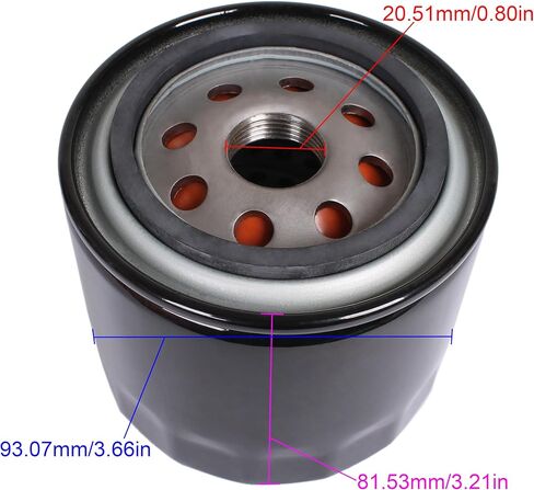 SouthMarine Boat Motor 35-877761K01 35-877761Q01 Element Assy of Oil Cleaner/Oil Filter for Mercury Mercruiser Quicksilver Mariner Outboard 75HP 80HP 90HP 100HP 115HP 135HP 150HP، مناسب لـ Sierra 18-7758 in Kuwait