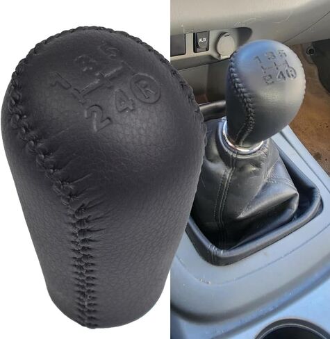 5R Speed Manual Transmission Shifting Stick Handle Leather Gear Shift Knob for Toyota Hilux Mk6 MK7 Sr5 Vigo Revo Fortuner Pickup (5R Speed) in Kuwait