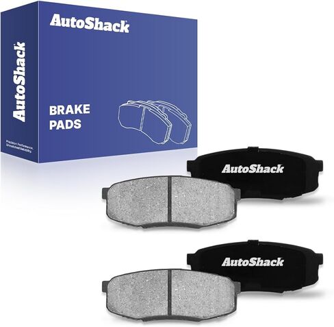 مجموعة وسادات الفرامل الخلفية من السيراميك من AutoShack لسيارة Toyota & Lexus، تندرا 2007-2021 سيكويا 2008-2022 LX570 2008-2011، 2013-2021 Land Cruiser 2008-2011، 2013-2021، AWD 4WD RWD V6 4.0L V8 4.6L 4.7L 5.7 لتر in Kuwait