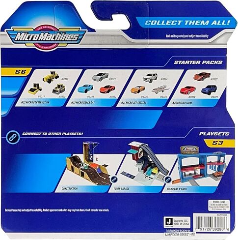 Micro Machines 2021 Series 6 Starter Pack #23 Micro Track Day - 1992 Jaguar XJ220, 2010 Corvette C6 Z06, McLaren P1 in Saudi Arabia