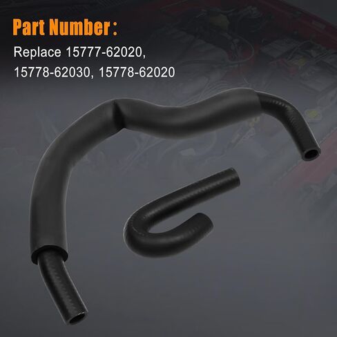Upper & Lower Oil Cooler Hoses Fit for Toyota 4Runner 1996-2002 for Tacoma 1995-2004 for Tundra 2000-2004 3.4L V6 Engine Replace 15777-62020 15778-62030 in Saudi Arabia