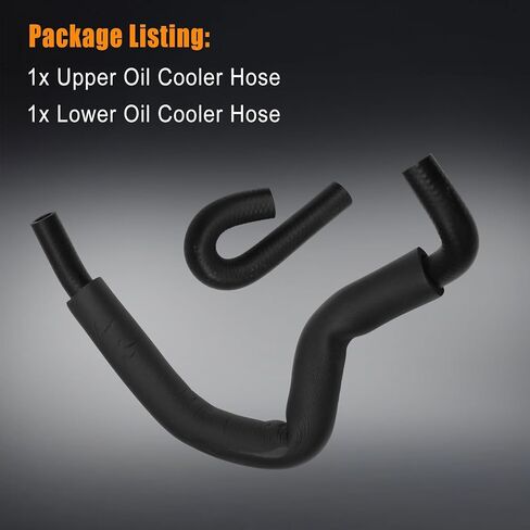 Upper & Lower Oil Cooler Hoses Fit for Toyota 4Runner 1996-2002 for Tacoma 1995-2004 for Tundra 2000-2004 3.4L V6 Engine Replace 15777-62020 15778-62030 in Saudi Arabia