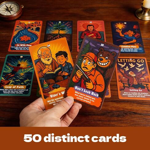 Who Spilled The Tea? Oracle Cards with Guidebook 50 Cards Oracle Cards for Beginners,Relationship Insight, Hidden Motives & Real-Life Guidance Easy Daily Guidance & Self Discovery Oracle Deck in Saudi Arabia