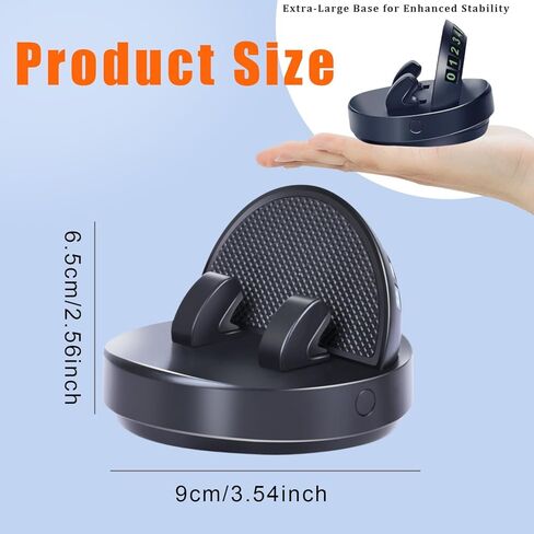 Car Dashboard Phone Mount 360° Rotatable,Adhesive Auto Phone Holder,Center Console Car Mount,Dashboard Phone Stand for All Smartphones(1PC,ZJ04) in Kuwait