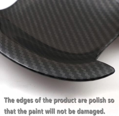 8Pcs ABS Bright Black Automotive Exterior Door Handle Bowl Cover Trim Protector Outer Door Decoration Frame Trim Accessories for Toyota Toyota Corolla 2020 2021 2022 2023 2024 2025 in Saudi Arabia