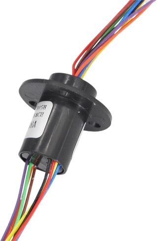 1pcs 12.5mm Micro Slip Ring 2/4/6/8/12/18 Channel 2A Rotate Dining Table RC Model Chassis Infinite Rotation PTZ Gimbal Electric Rings(2 Channel) in Saudi Arabia
