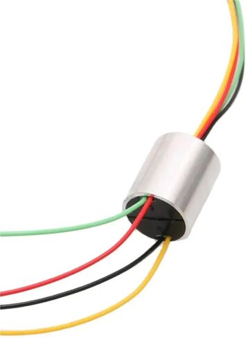 1PCS Outer Dia 12.5mm Micro Mini Conductive Slipring No Flange 4CH 2A Collector Ring Unlimited Rotation Joint for PTZ Gimbal in Saudi Arabia