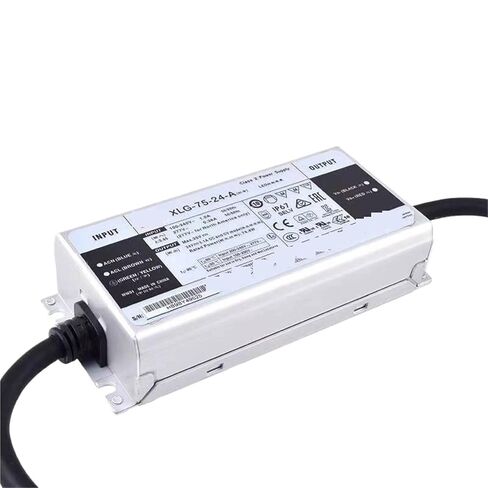 1pcs XLG-75-24-A 24V 3.1A Constant Voltage LED Lighting Driver Buit-in Active PFC Function AC-DC Water Proof IP67 in Saudi Arabia