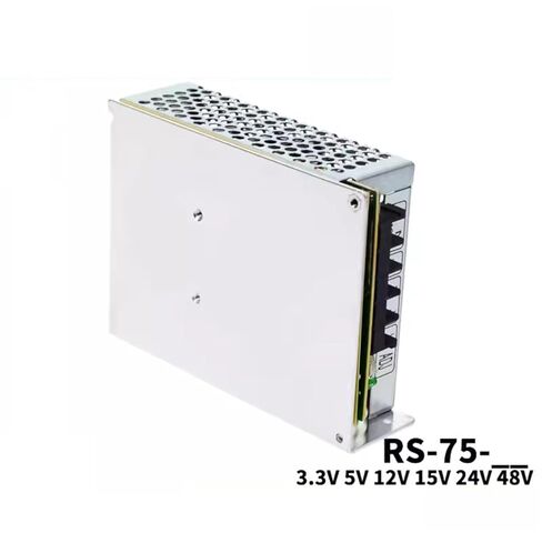 1pcs 75W Single Output Switching Power Supply RS-75-3.3 3.3V RS-75-5 5V RS-75-12 12V RS-75-15 15VRS-75-24 24V(RS-75-24V) in Kuwait