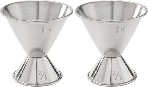 American Metalcraft J212 Jigger (Each),Silver,½ oz. x 1 ½ oz. in Saudi Arabia