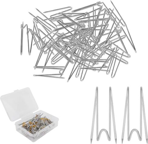 Penitue 40pcs Fabric Panel Wall Hanger Hooks, Metal Office Partition Hanging Hooks Cubicle Picture Hangers for Fabric Walls for Office Home School Decor DIY Parties (Silver) in Saudi Arabia