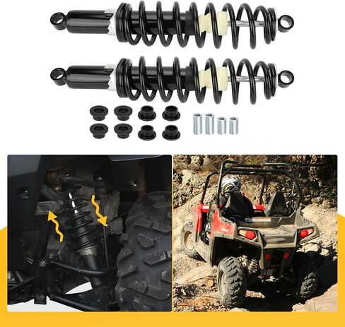 M MATI Rear Strut Shock Absorber 7043341 7043762 for Polaris RZR 800 2008 2009 2010 2011 2012 2013 in Kuwait