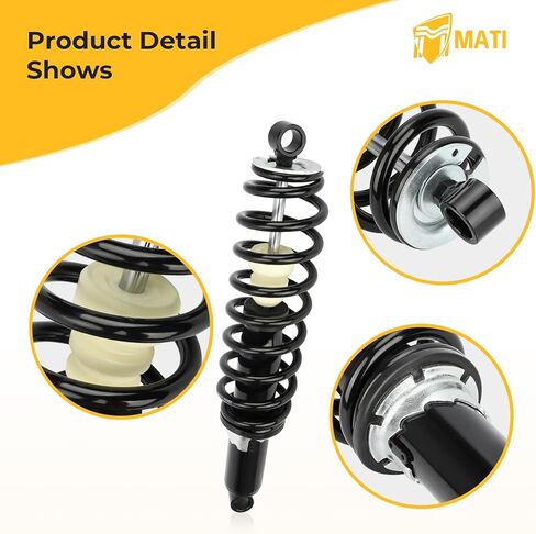 M MATI Rear Strut Shock Absorber 7043341 7043762 for Polaris RZR 800 2008 2009 2010 2011 2012 2013 in Kuwait