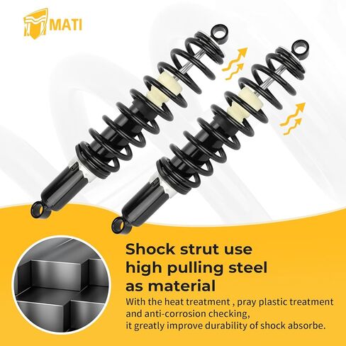 M MATI Rear Strut Shock Absorber 7043341 7043762 for Polaris RZR 800 2008 2009 2010 2011 2012 2013 in Kuwait