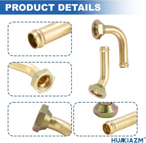 Transmission Cooler Oil Tube Connector Compatible with Honda Odyssey 3.5L 2005-2010, 2 pcs Radiator Transmission Cooler Line Fittings in Saudi Arabia