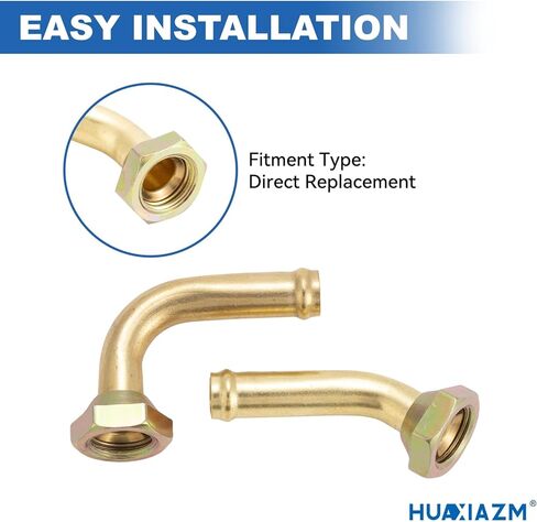 Transmission Cooler Oil Tube Connector Compatible with Honda Odyssey 3.5L 2005-2010, 2 pcs Radiator Transmission Cooler Line Fittings in Saudi Arabia